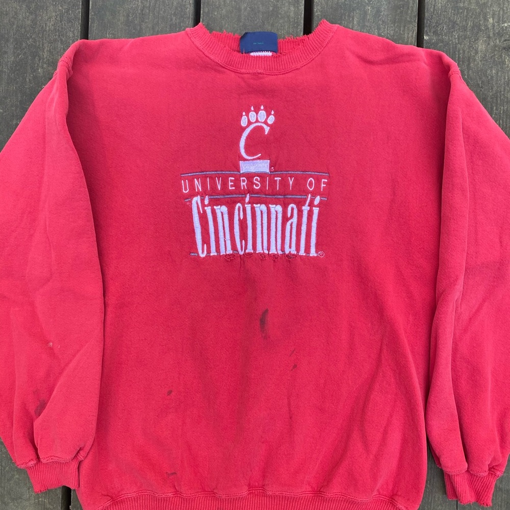 University of Cincinnati crewneck